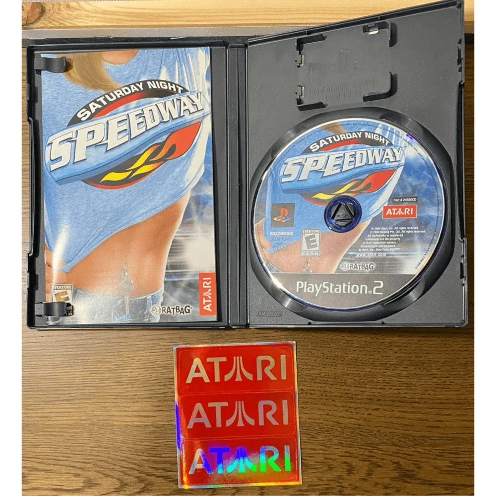 Saturday Night Speedway (Sony PlayStation 2, PS2, 2004) - Manual Included